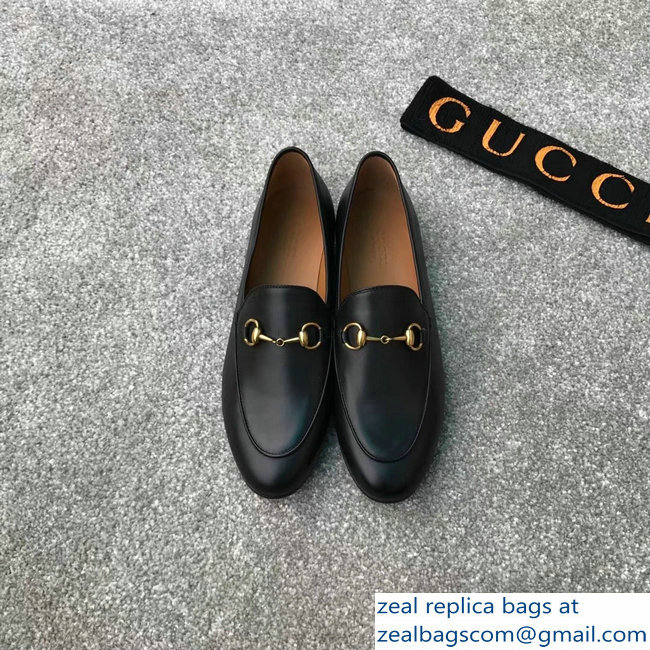 Gucci Horsebit Leather Loafer Black