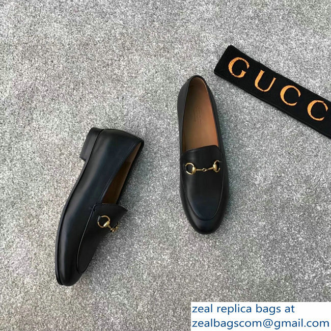 Gucci Horsebit Leather Loafer Black