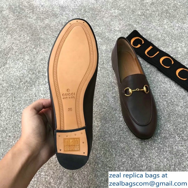 Gucci Horsebit Leather Loafer Coffee