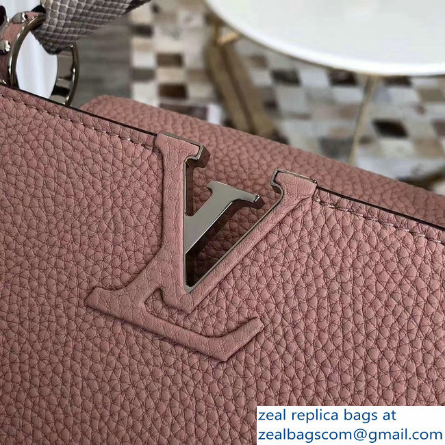 Louis Vuitton Capucines BB Bag Python Handle N92042 Magnolia