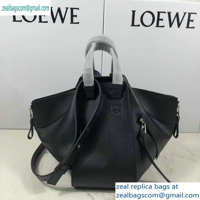 Loewe Classic Calf Hammock Small Bag Black - Click Image to Close
