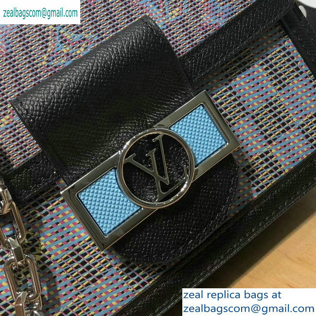 Louis Vuitton Monogram LV Pop Print Mini Dauphine Bag M55454 Blue 2019