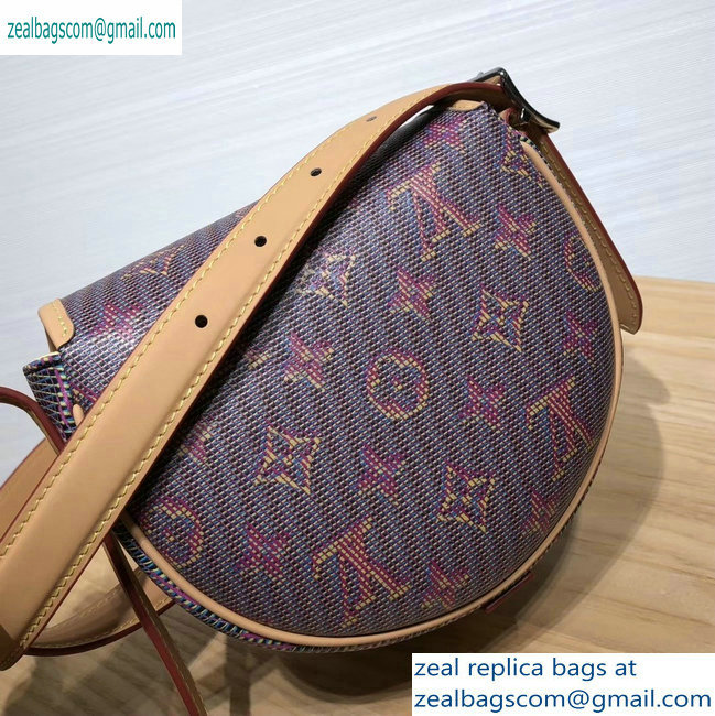 Louis Vuitton Monogram LV Pop Print Tambourin Bag M55460 Pink 2019