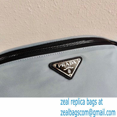 Prada Re-Nylon and Saffiano Leather Belt Bag 2VL033 Light Blue 2020