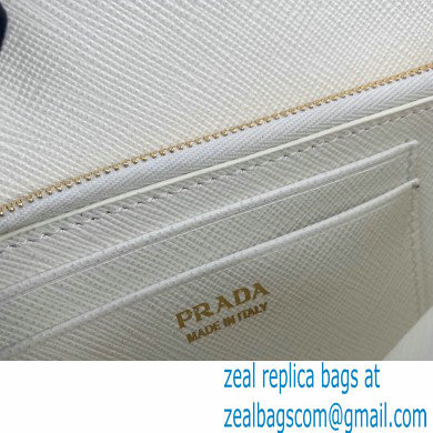 Prada Saffiano Leather Mini Bag with Chain Strap 1DH029 White 2020