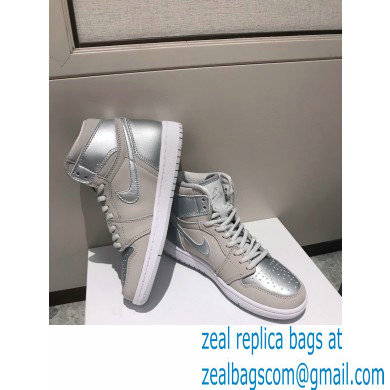 NIKE AIR JORDAN AJ1 BANNE sneakers silver 2020