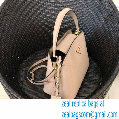 Prada Medium Saffiano Leather Matinee Bag 1BA282 Beige 2020