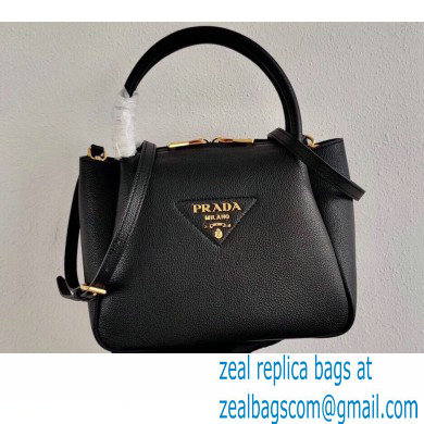 Prada Small Leather HandBag 1BC145 Black 2020