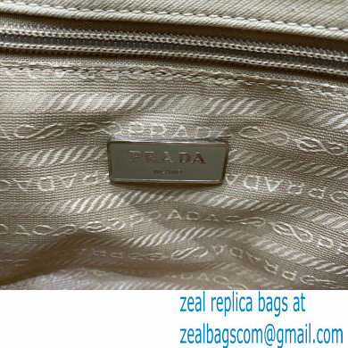 Prada Vintage Chain Shoulder Bag 6671 Fabric Beige 2020