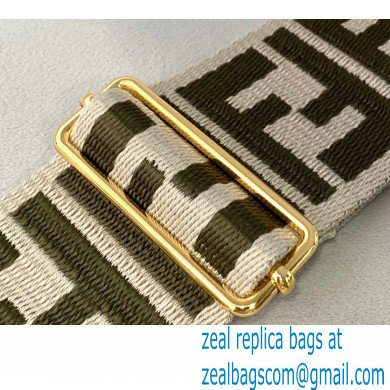 Fendi Ribbon Long Shoulder Strap You Coffee/Beige 2021