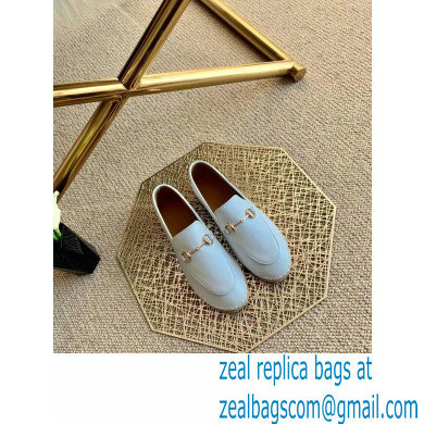 Gucci Leather Horsebit Espadrilles White 2021