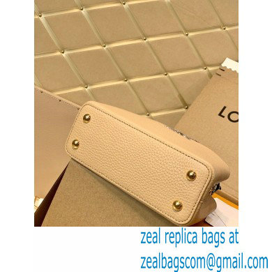 Louis Vuitton Capucines Mini Bag Python Handle M55923 Beige