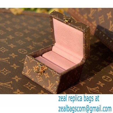 Louis Vuitton Monogram Canvas Ecrin Declaration Ring Bag M21010 Light Pink 2021