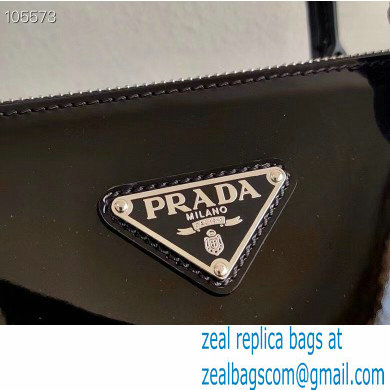 Prada Galleria Brushed Leather Mini Bag 1BA896 Black 2021