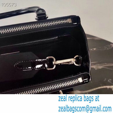 Prada Galleria Brushed Leather Mini Bag 1BA896 Black 2021