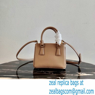 Prada Galleria Saffiano Leather Micro-bag 1BA906 Beige 2021