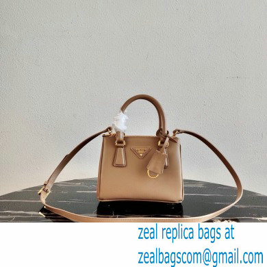 Prada Galleria Saffiano Leather Micro-bag 1BA906 Beige 2021