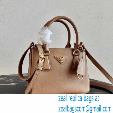 Prada Galleria Saffiano Leather Micro-bag 1BA906 Beige 2021