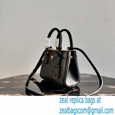 Prada Galleria Saffiano Leather Micro-bag 1BA906 Black 2021