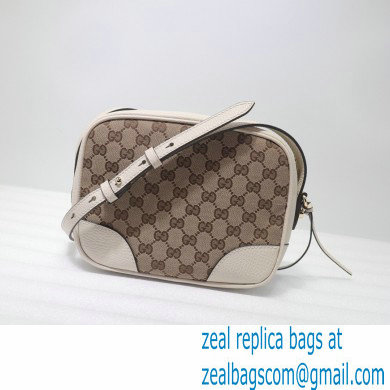 Gucci Bree Original GG Canvas Mini Messenger Bag 387360 White 2021