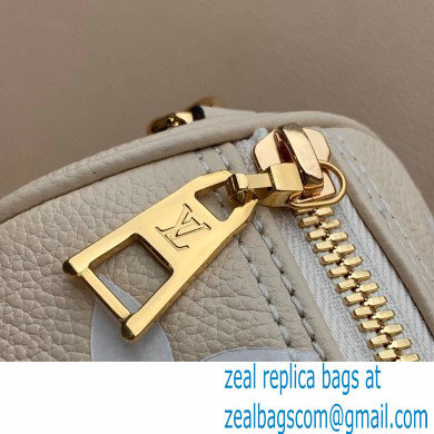 Louis Vuitton Monogram Empreinte Leather Papillon BB Bag M45708 Cream/Saffron By The Pool Capsule Collection 2021