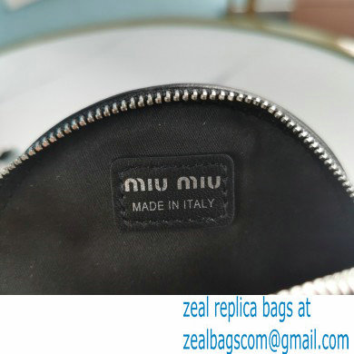 Miu Miu Shine Matelasse Shoulder Bag 5BH190 Black