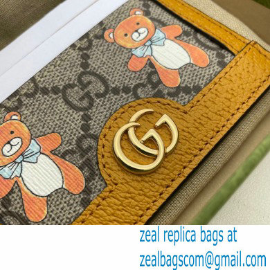 Kai x Gucci Card Case Wallet 660512 Teddy Bear 2021