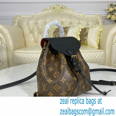 Louis Vuitton Monogram Canvas Montsouris BB Backpack Bag M45516 Black