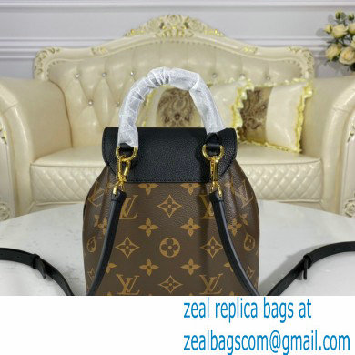 Louis Vuitton Monogram Canvas Montsouris BB Backpack Bag M45516 Black