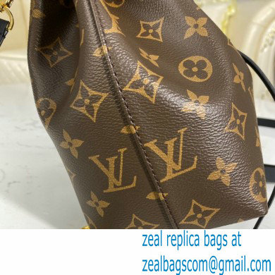 Louis Vuitton Monogram Canvas Montsouris BB Backpack Bag M45516 Black