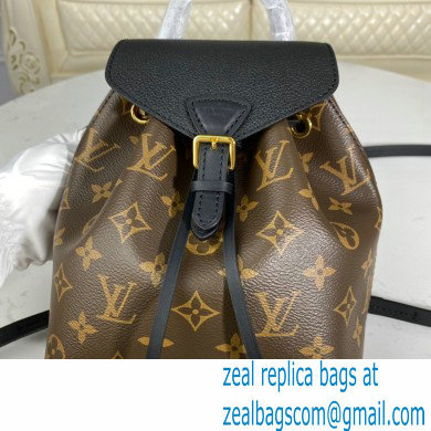 Louis Vuitton Monogram Canvas Montsouris BB Backpack Bag M45516 Black