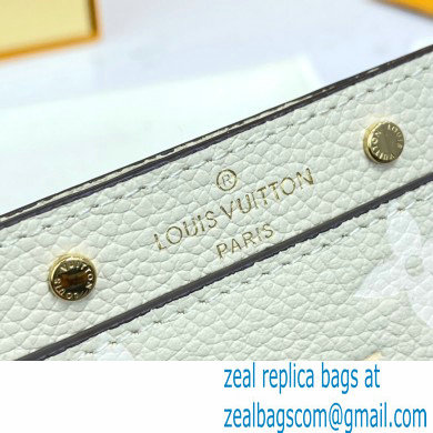 Louis Vuitton Monogram Empreinte Leather Card Holder M80401 Cream/Saffron By The Pool Capsule Collection 2021