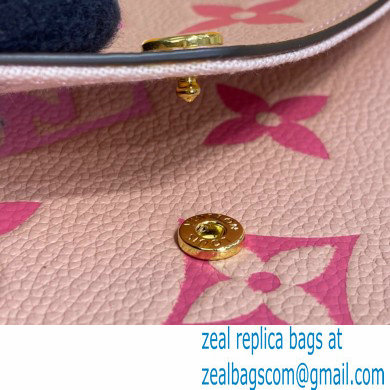 Louis Vuitton Monogram Empreinte Leather Felicie Pochette Bag M80498 Bouton de Rose Pink By The Pool Capsule Collection 2021