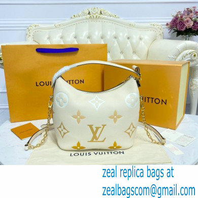 Louis Vuitton Monogram Empreinte Leather Marshmallow Hobo Bag M45698 Cream/Saffron By The Pool Capsule Collection 2021