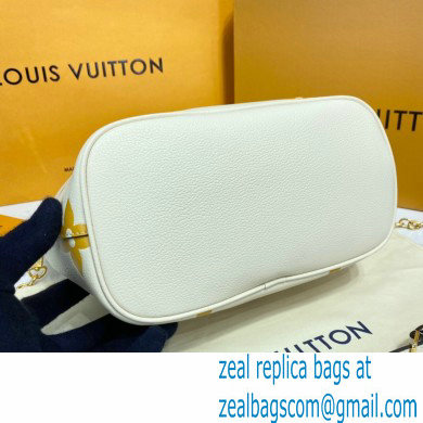 Louis Vuitton Monogram Empreinte Leather Marshmallow Hobo Bag M45698 Cream/Saffron By The Pool Capsule Collection 2021