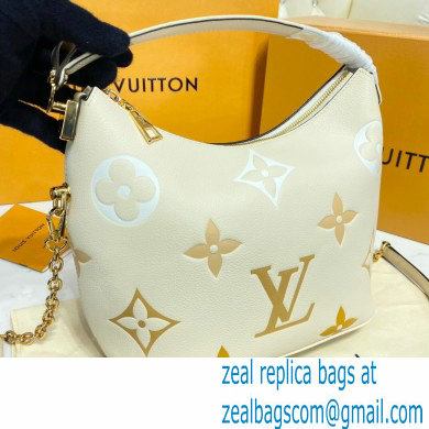 Louis Vuitton Monogram Empreinte Leather Marshmallow Hobo Bag M45698 Cream/Saffron By The Pool Capsule Collection 2021