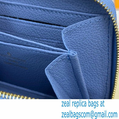 Louis Vuitton Monogram Empreinte Leather Zippy Coin Purse M80408 Summer Blue By The Pool Capsule Collection 2021