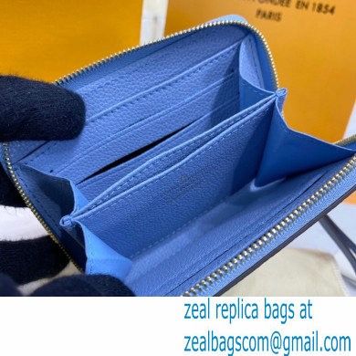 Louis Vuitton Monogram Empreinte Leather Zippy Coin Purse M80408 Summer Blue By The Pool Capsule Collection 2021