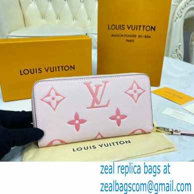 Louis Vuitton Monogram Empreinte Leather Zippy Wallet Cherry Pink By The Pool Capsule Collection 2021