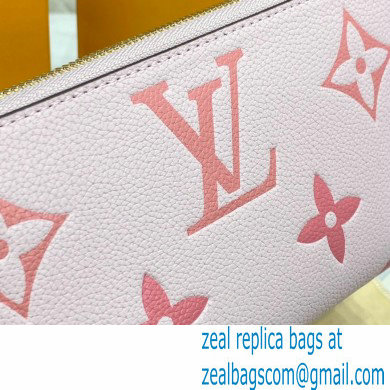 Louis Vuitton Monogram Empreinte Leather Zippy Wallet Cherry Pink By The Pool Capsule Collection 2021