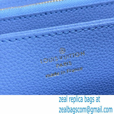 Louis Vuitton Monogram Empreinte Leather Zippy Wallet Summer Blue By The Pool Capsule Collection 2021