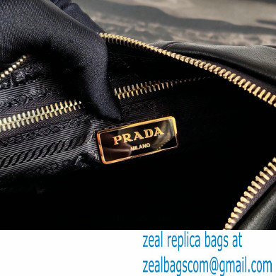 Prada Leather Shoulder Bag 1BC151 Black 2021