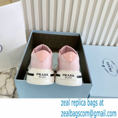 Prada Sheepskin Lining Platform Sneakers in Pink P02 2021