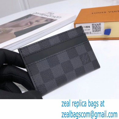 Louis Vuitton Double Card Holder Damier Graphite Canvas