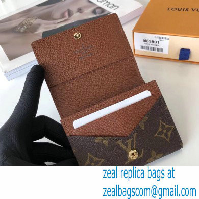 Louis Vuitton Enveloppe Carte de visite Card Holder Monogram Canvas M63801