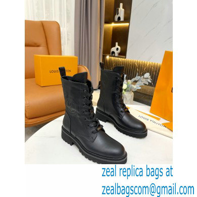 Louis Vuitton Territory Flat Ranger Ankle Boots Black 2021