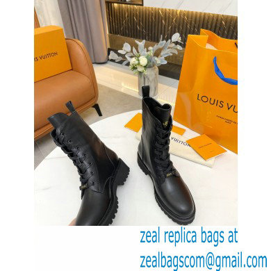 Louis Vuitton Territory Flat Ranger Ankle Boots Black 2021