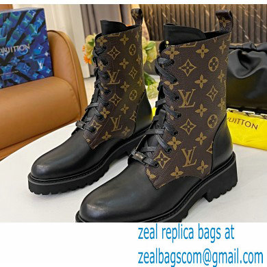 Louis Vuitton Territory Flat Ranger Ankle Boots Monogram Canvas 2021