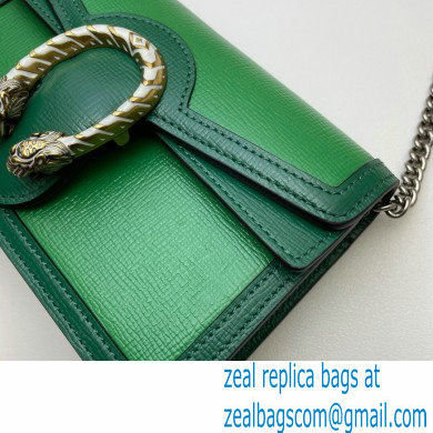 Gucci Dionysus Super Mini Shoulder Bag 476432 Leather Green/Emerald 2021