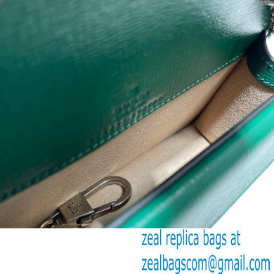 Gucci Dionysus Super Mini Shoulder Bag 476432 Leather Green/Emerald 2021